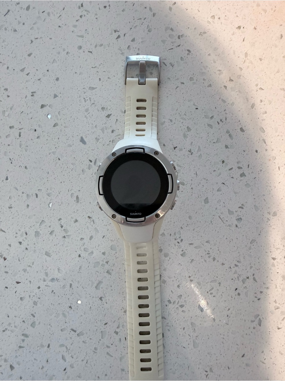 Suunto White and Silver GPS Multisport Watch